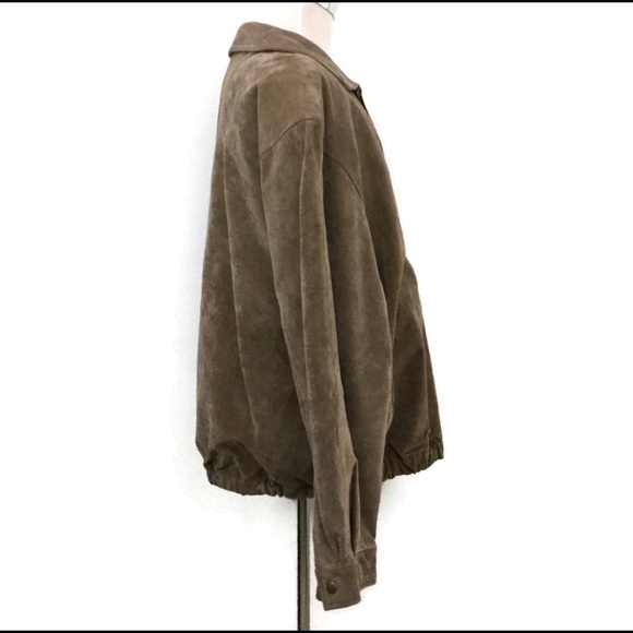 100% Suede Leather CAMBRIDGE Bomber Jacket! - Picture 6 of 8